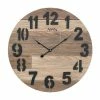 Billig 😍 AMS 9569 Wanduhr Quarz Analog Holz Rund ⌛ -Günstiges Ams Geschäft unnamed file 100