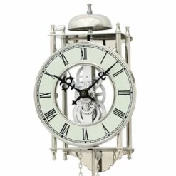 Angebote 🔥 AMS 304 Wanduhr Mit Pendel Mechanisch Pendeluhr Silbern Skelettuhr 🎁 -Günstiges Ams Geschäft unnamed file 108
