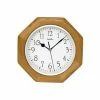 Billig 🥰 AMS 5512 Wanduhr Funk Funkwanduhr Analog Holzrahmen Eiche Farben Achteckig 🤩 -Günstiges Ams Geschäft unnamed file 14