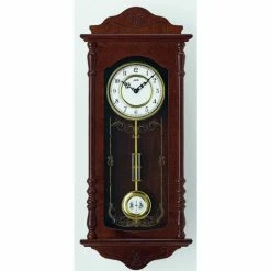 Rabatt 🧨 AMS 7013/1 Wanduhr Mit Pendel Quarz, Holzgehäuse Nussbaumfarben Lackiert 🎉 -Günstiges Ams Geschäft unnamed file 140