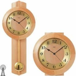 Aktion 🧨 AMS 5165/16 Wanduhr Mit Pendel Funk, Massivholz Erle, Mineralglas 🌟 -Günstiges Ams Geschäft unnamed file 145