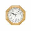 Brandneu 👏 AMS 5512/18 Wanduhr Funk Funkwanduhr Analog Holzrahmen Buche Achteckig ✔️ -Günstiges Ams Geschäft unnamed file 15