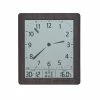 Billig 🛒 AMS Funk-Wanduhr, Funkwerk Mit Analoger Zeitanzeige Und Digitaler Anzeige Von Zeit Datum Wochentag Temperatur, 21x24x3cm, 5893 ⭐