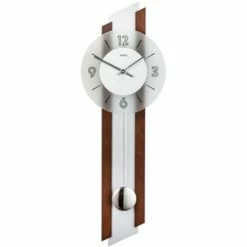 Aktion 🎉 AMS Quarz-Pendeluhr, Quarzpendelwerk, 23x62x7cm, 7207/1 🧨 -Günstiges Ams Geschäft unnamed file 232