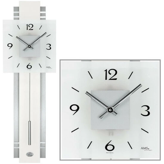 Angebote 😍 AMS Quarz-Pendeluhr, Quarzpendelwerk, 22x68x7cm, 7302 👍 5 Angebote 😍 AMS Quarz-Pendeluhr, Quarzpendelwerk, 22x68x7cm, 7302 👍 – Bild 3