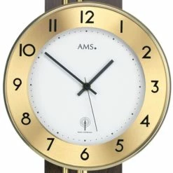 Auslauf ✨ AMS Funk-Pendeluhr, Funkpendelwerk, 22x62x8cm, 5266/1 🌟 -Günstiges Ams Geschäft unnamed file 252