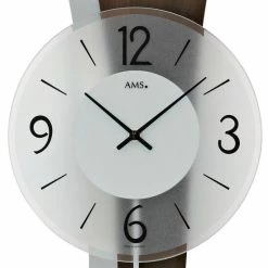 Blitzangebot 🔥 AMS Quarz-Pendeluhr, Quarz-Pendelwerk, 23x70x8cm, 7425/1 😍 -Günstiges Ams Geschäft unnamed file 290