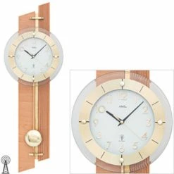 Budget ⌛ AMS 5307 Wanduhr Funk Funkwanduhr Mit Pendel Buche Farben Pendeluhr 😍 -Günstiges Ams Geschäft unnamed file 309