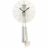 Rabatt 😍 AMS 308 Wanduhr Mit Pendel Pendeluhr Mechanisch Silbern Mit Glas ✔️ -Günstiges Ams Geschäft unnamed file 313