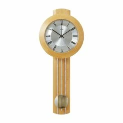 Günstiges Ams Geschäft 6 Billig 🎁 AMS Funk-Pendeluhr, Funkpendelwerk., 25x60x10cm, 5132/18 🔔