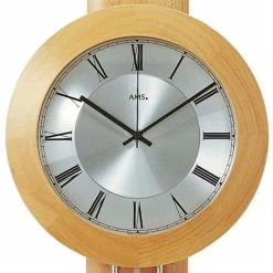 Billig 🎁 AMS Funk-Pendeluhr, Funkpendelwerk., 25x60x10cm, 5132/18 🔔 -Günstiges Ams Geschäft unnamed file 324