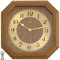 Neu 💯 AMS Funk-Wanduhr, Funkwerk, 26x26x5cm, 5864/4 😉 -Günstiges Ams Geschäft unnamed file 327