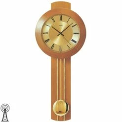 Bester Verkauf 👍 AMS Funk-Pendeluhr, Funkpendelwerk., 25x60x10cm, 5132/9 🎉