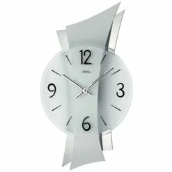 Neu 🔔 AMS Quarz-Wanduhr, Quarzwerk, 23x43x6cm, 9398 🥰