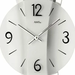 Neu 🔔 AMS Quarz-Wanduhr, Quarzwerk, 23x43x6cm, 9398 🥰 -Günstiges Ams Geschäft unnamed file 387