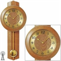 Besorgen 💯 AMS Funk-Pendeluhr, Funkpendelwerk, 25x62x10cm, 5165/4 😀