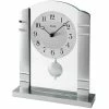 Billig 💯 AMS 1118 Tischuhr Quarz Mit Pendel Silbern Metall Mit Aluminium Und Glas 🧨 -Günstiges Ams Geschäft unnamed file 433