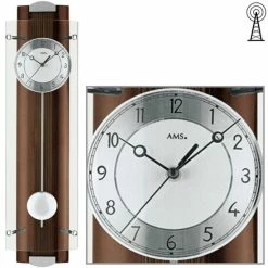 Budget 👏 AMS Funk-Pendeluhr, Funkpendelwerk, 17x66x10cm, 5259/1 👍 -Günstiges Ams Geschäft unnamed file 437