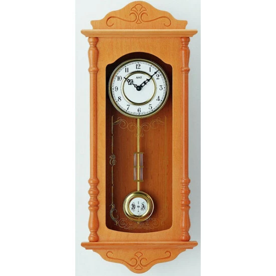 Top 10 🛒 AMS 7013/16 Wanduhr Quarz Mit Pendel Holz Erle Pendeluhr 🎁 6 Top 10 🛒 AMS 7013/16 Wanduhr Quarz Mit Pendel Holz Erle Pendeluhr 🎁 – Bild 4