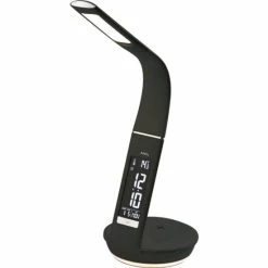 Blitzangebot 👏 AMS 1305 Wecker Netzwecker Tischleuchte Schwarz Ladestation Für Smartphones 😉