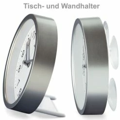 Budget ✨ AMS Wanduhr 5923 Funk, Aluminiumfrontreif Silber, Wasserdichte Baduhr 👏 -Günstiges Ams Geschäft unnamed file 534
