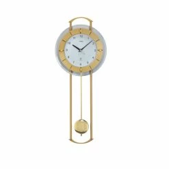 Aktion 🛒 AMS Funk-Pendeluhr, Funkpendelwerk, 24x60x6cm, 5255 🤩