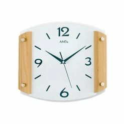 Angebote 👍 AMS Funk-Wanduhr, Funkwerk, 30x26x5cm, 5938/18 🤩