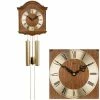 Schlussverkauf ❤️ AMS 206/4 Wanduhr Mit Pendel Mechanisch Holz Eiche Heimuhr Pendeluhr 🥰 -Günstiges Ams Geschäft unnamed file 564