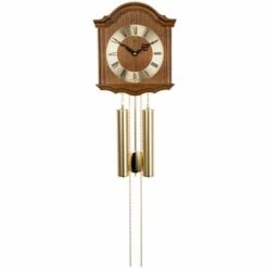 Schlussverkauf ❤️ AMS 206/4 Wanduhr Mit Pendel Mechanisch Holz Eiche Heimuhr Pendeluhr 🥰 -Günstiges Ams Geschäft unnamed file 566