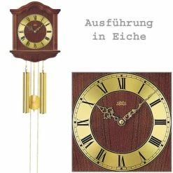 Schlussverkauf ❤️ AMS 206/4 Wanduhr Mit Pendel Mechanisch Holz Eiche Heimuhr Pendeluhr 🥰 -Günstiges Ams Geschäft unnamed file 567