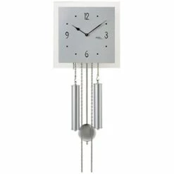 Schlussverkauf 😀 AMS 354 Wanduhr Mit Pendel Mechanisch Silbern Eckig Pendeluhr Mit Aluminium ✨ -Günstiges Ams Geschäft unnamed file 574