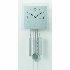 Schlussverkauf 😀 AMS 354 Wanduhr Mit Pendel Mechanisch Silbern Eckig Pendeluhr Mit Aluminium ✨ -Günstiges Ams Geschäft unnamed file 575
