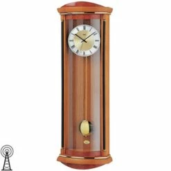 Neu 👏 AMS 5080/9 Wanduhr Funk Funkwanduhr Mit Pendel Holz Kirschbaum Farben Pendeluhr 😀 -Günstiges Ams Geschäft unnamed file 584