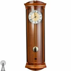 Neu 👏 AMS 5080/9 Wanduhr Funk Funkwanduhr Mit Pendel Holz Kirschbaum Farben Pendeluhr 😀 -Günstiges Ams Geschäft unnamed file 588