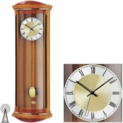 Neu 👏 AMS 5080/9 Wanduhr Funk Funkwanduhr Mit Pendel Holz Kirschbaum Farben Pendeluhr 😀 -Günstiges Ams Geschäft unnamed file 589