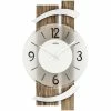 Bester Verkauf 😉 AMS 9545 Wanduhr Quarz Analog Modern Holz Nussbaum Farben Mit Aluminium ❤️ -Günstiges Ams Geschäft unnamed file 627