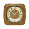 Brandneu 😍 AMS 5804/4 Wanduhr Funk Funkwanduhr Analog Holz Eiche Massiv 🛒