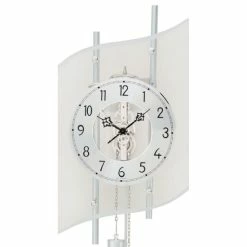 Top 10 ⌛ AMS 306 Wanduhr Mit Pendel Mechanisch Silbern Pendeluhr 💯 -Günstiges Ams Geschäft unnamed file 634