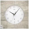 Bestes Angebot 😀 AMS 5547 Wanduhr Funk Funkwanduhr Analog Beton-Optik Grau Eckig 🎁