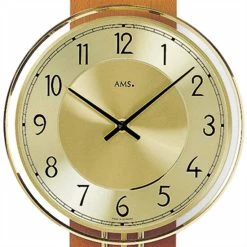 Schlussverkauf 🔥 AMS Quarz-Pendeluhr, Quarzpendelwerk, 22x60x7cm, 7115/9 🔔 -Günstiges Ams Geschäft unnamed file 669