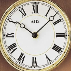 Schlussverkauf 😀 AMS 990/16 Wanduhr Mit Pendel Quarz, Massivholz Erle 🥰