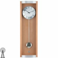 Besorgen ✨ AMS 5285/18 Wanduhr Funk Funkwanduhr Mit Pendel Silbern Holz Buche 👏 -Günstiges Ams Geschäft unnamed file 697