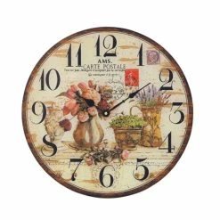 Am billigsten 🧨 AMS Quarz-Wanduhr, Quarzwerk, D40x3cm, 9466 ⭐