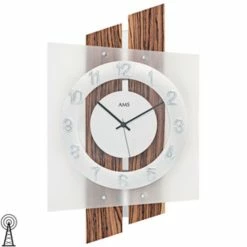 Beste Bewertungen von 😍 AMS 5531 Wanduhr Funk Funkwanduhr Analog Holz-Optik Mit Aluminium ✔️ -Günstiges Ams Geschäft unnamed file 744