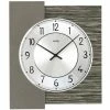Coupon 🔥 AMS 9584 Wanduhr Quarz Analog Mit Fossilstruktur 😀