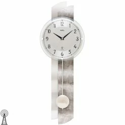 Top 10 🛒 AMS 5321 Wanduhr Funk Funkwanduhr Mit Pendel Pendeluhr Silbern ⌛ -Günstiges Ams Geschäft unnamed file 785