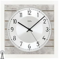 Großhandel 🔔 AMS 5564 Wanduhr Funk Funkwanduhr Analog Eckig Holzgehäuse Antik-Silber-Optik 🔥 9 Großhandel 🔔 AMS 5564 Wanduhr Funk Funkwanduhr Analog Eckig Holzgehäuse Antik-Silber-Optik 🔥 -Günstiges Ams Geschäft unnamed file 802