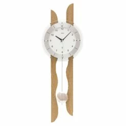 Großhandel 🤩 AMS 5239 24 X 70 Cm Funk-Pendeluhr, MineralglasWanduhr ⌛