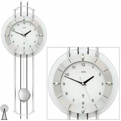 Blitzangebot 😉 AMS Funk-Pendeluhr, Funkpendelwerk, 24x68x7cm, 5248 ✨ -Günstiges Ams Geschäft unnamed file 82