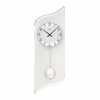 Neu 🤩 AMS 7436 Quarzuhr Silber Pendeluhr Modern Glas Wohnzimmer Wanduhr Mit Metallpendel 🎁 -Günstiges Ams Geschäft unnamed file 891